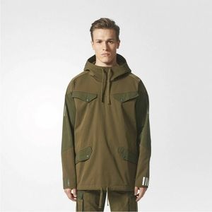 Adidas Originals X White Mountaineering WM Men's Hooded Pullover Jacket Coat.